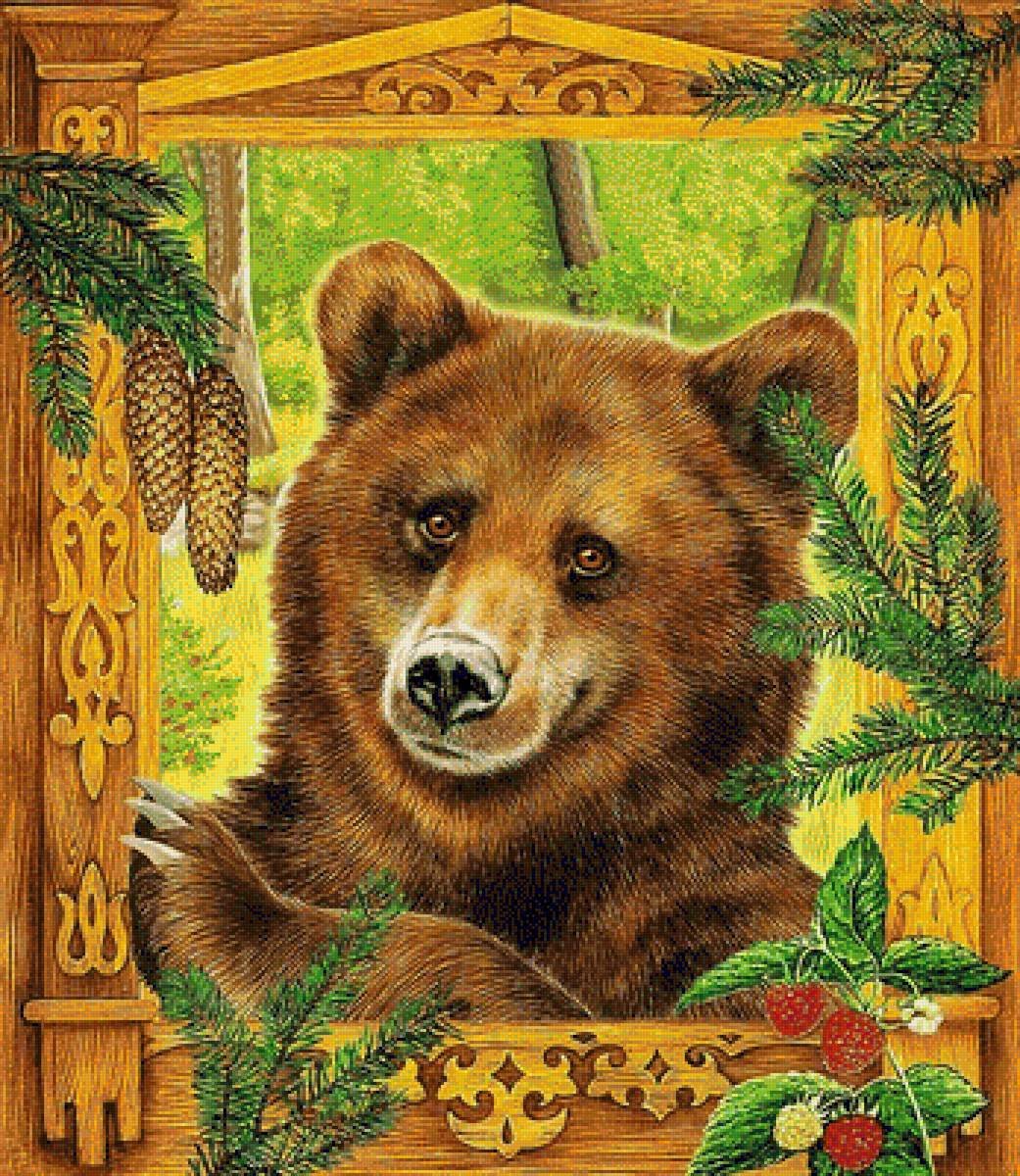 Обертка конфеты мишка косолапый