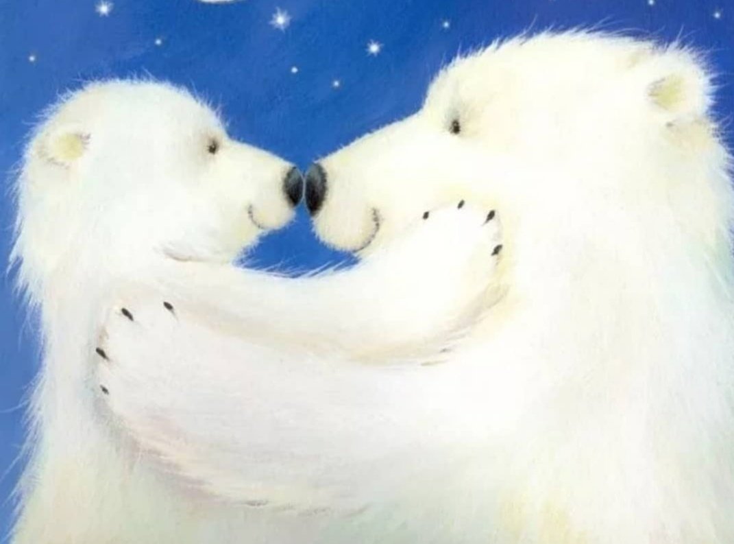 Семья мультяшных медведей