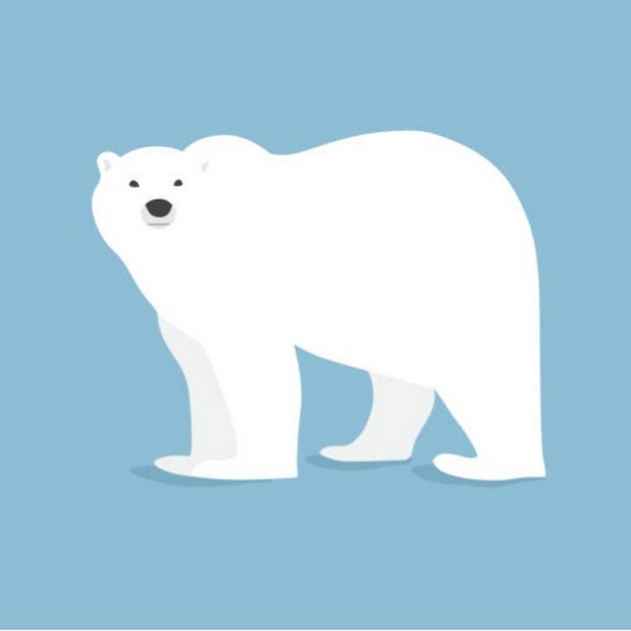 Белый медведь Графика