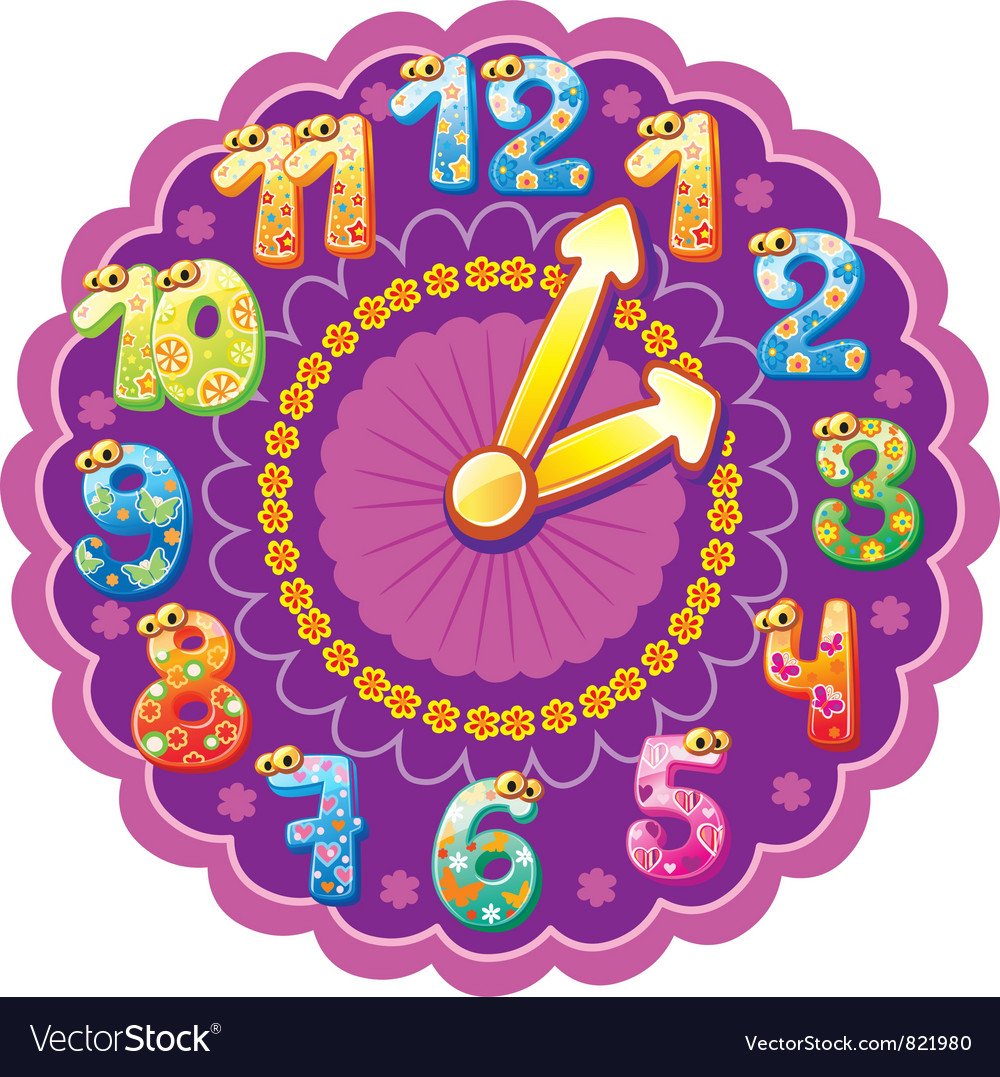 Детские волшебные сказочные часы