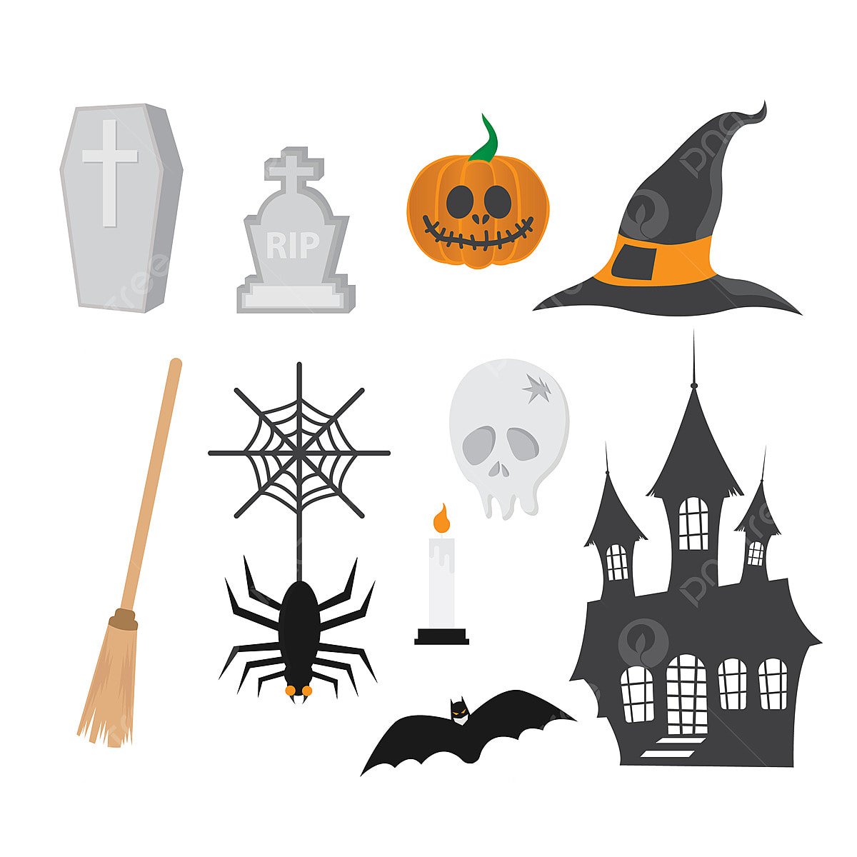 Набор символов на Хэллоуин