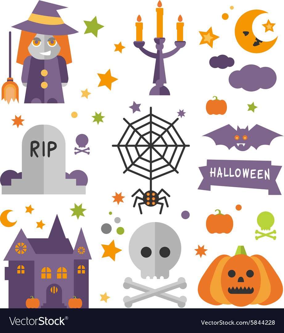 Хелуин значок кость