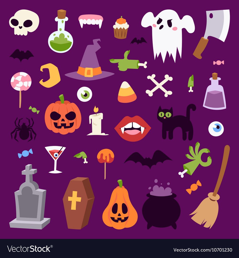 Стикеры для Хэллоуина