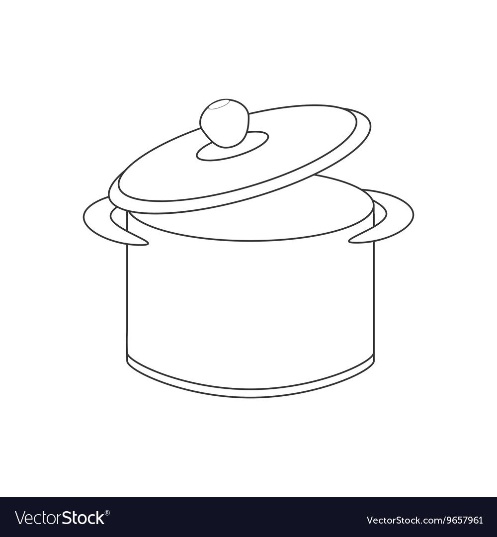 Рисование кастрюля