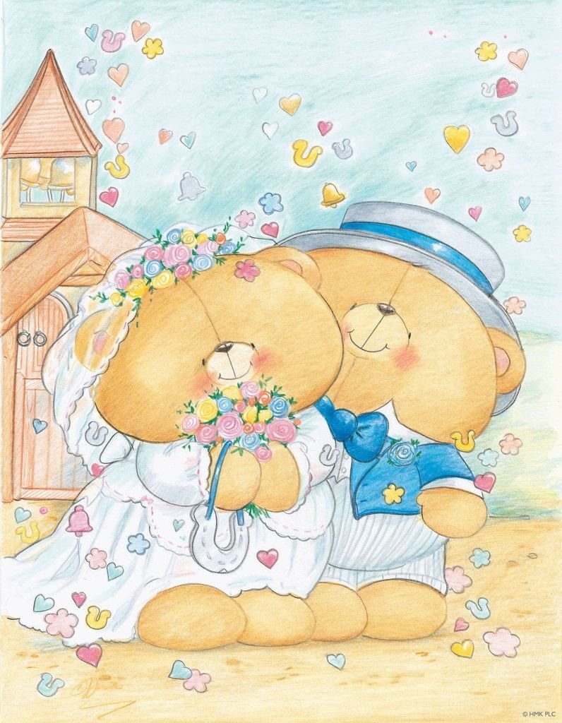 Влюбленные мишки