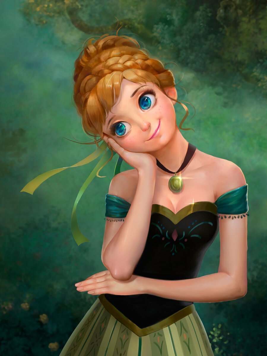 Анна Дисней арт