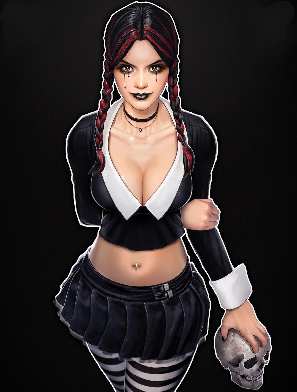 Wednesday Addams арт