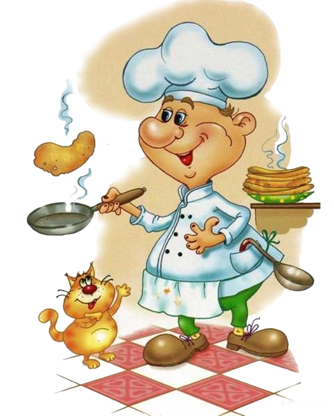 Открытка для поваров