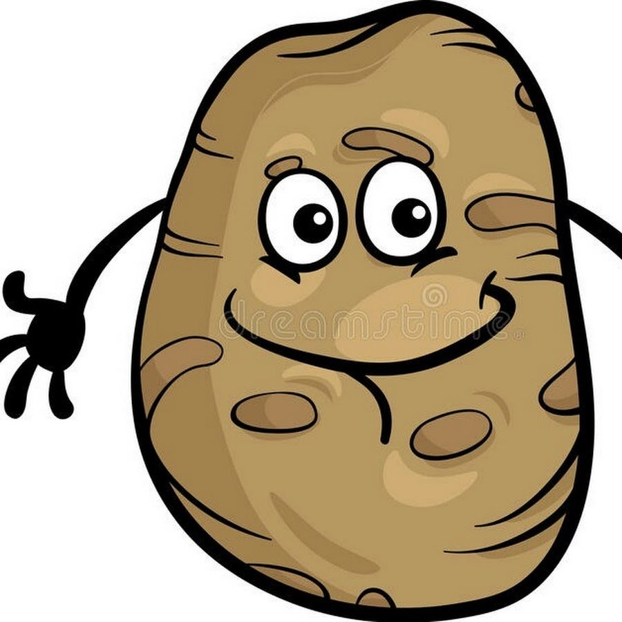 Картошка с мордочкой