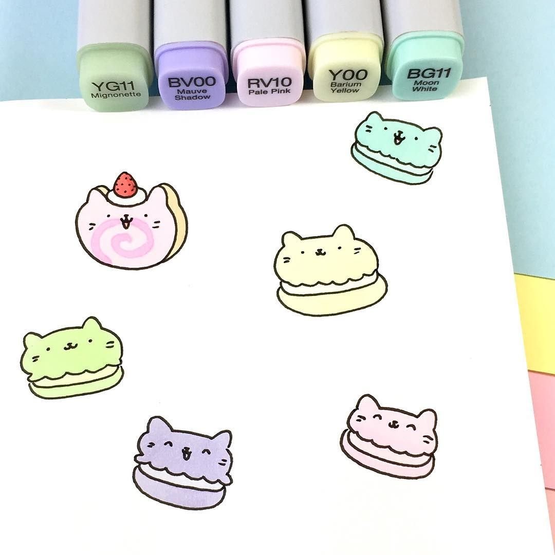 Милая еда для срисовки