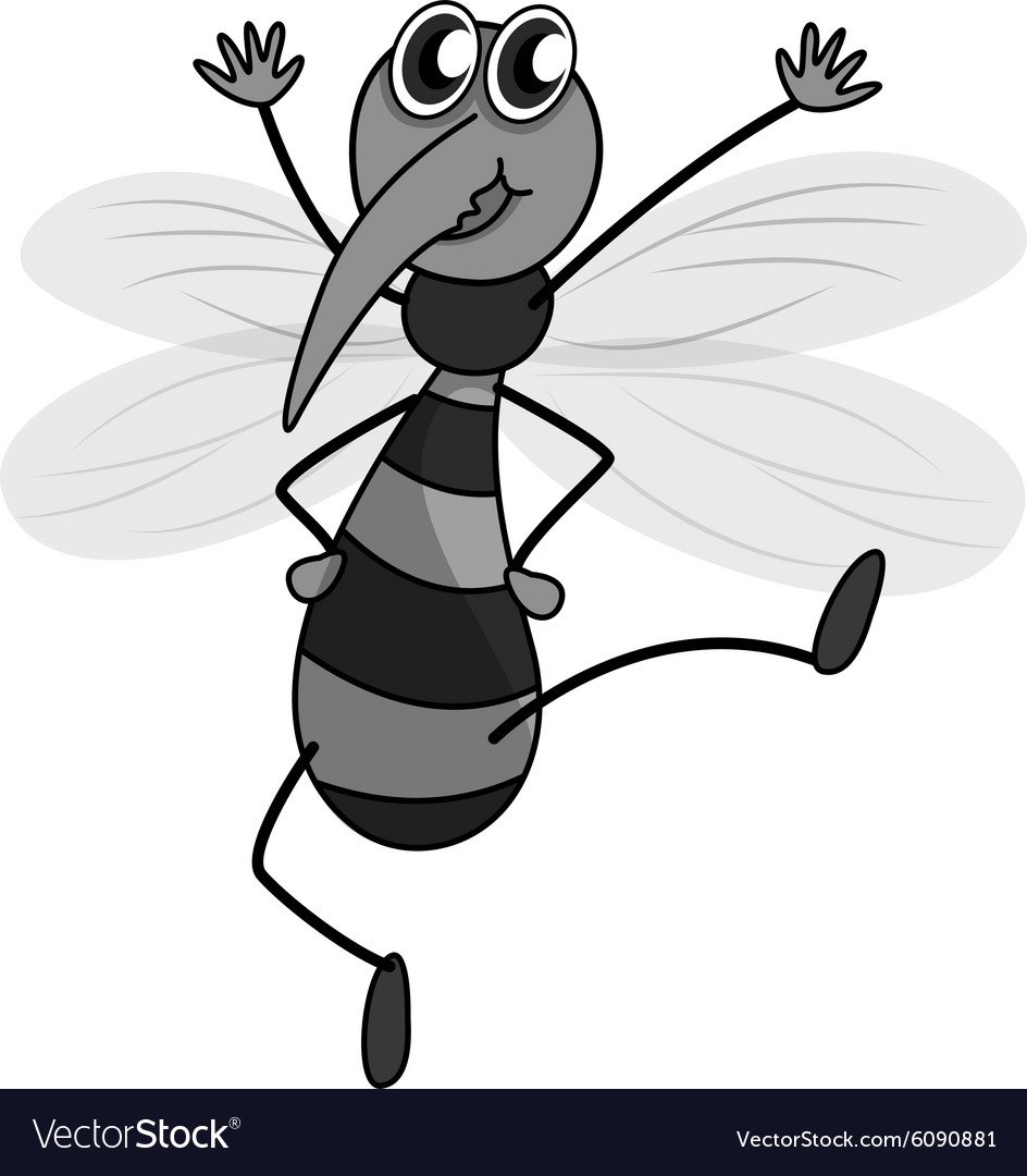 Комар из мультфильма