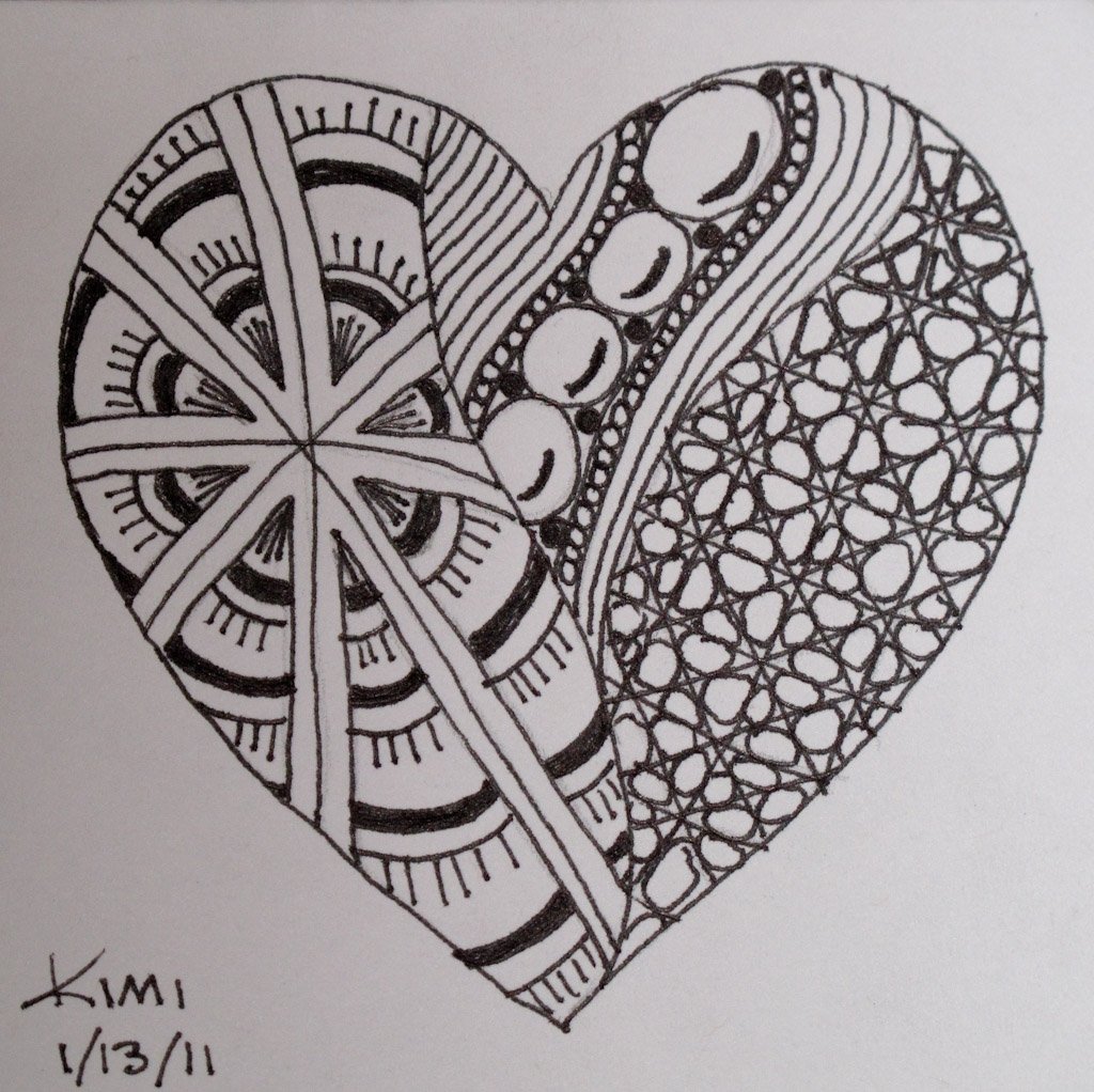 Зентангл легкие для начинающих