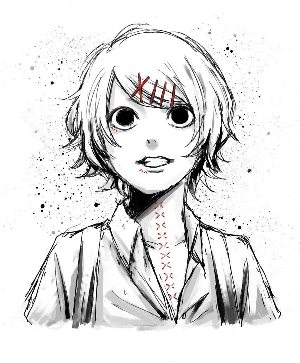 Токийский гуль скетчи Джузо