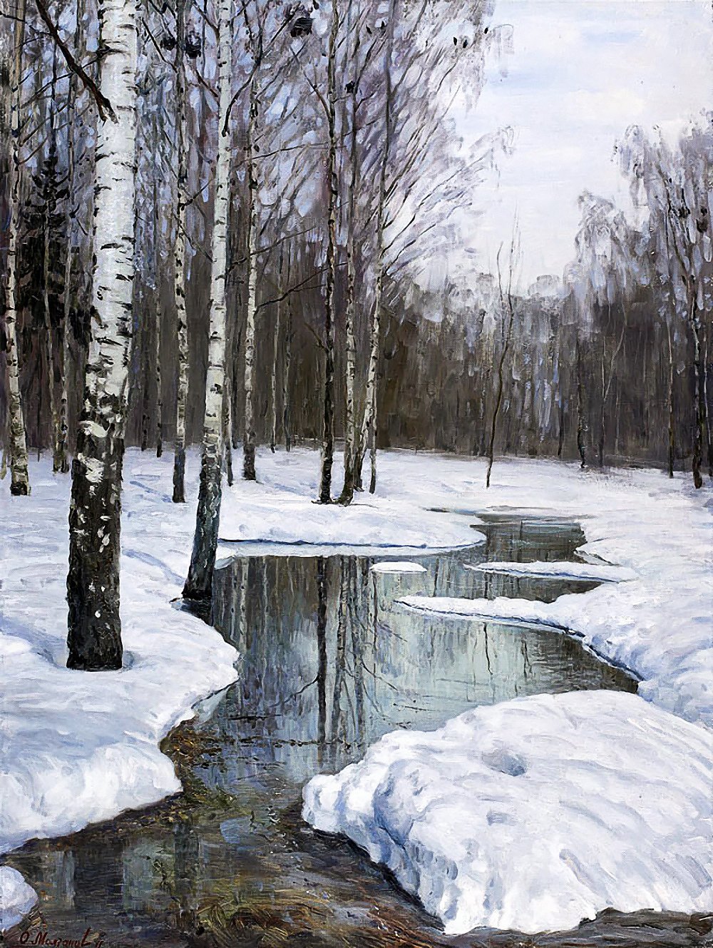 Весенние воды Тютчев