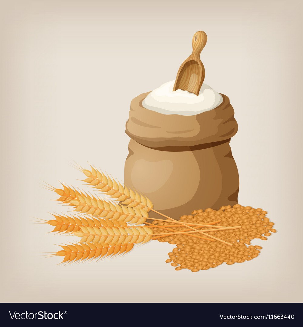 Нарисовать мешок с мукой