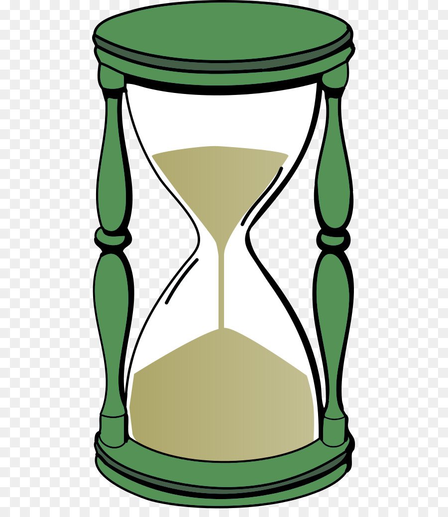 Песочные часы черно белые