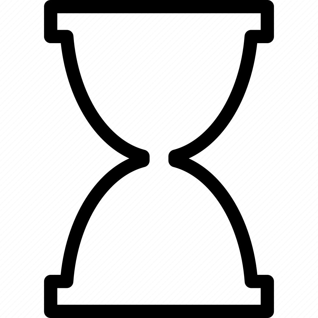 Песочные часы на белом фоне