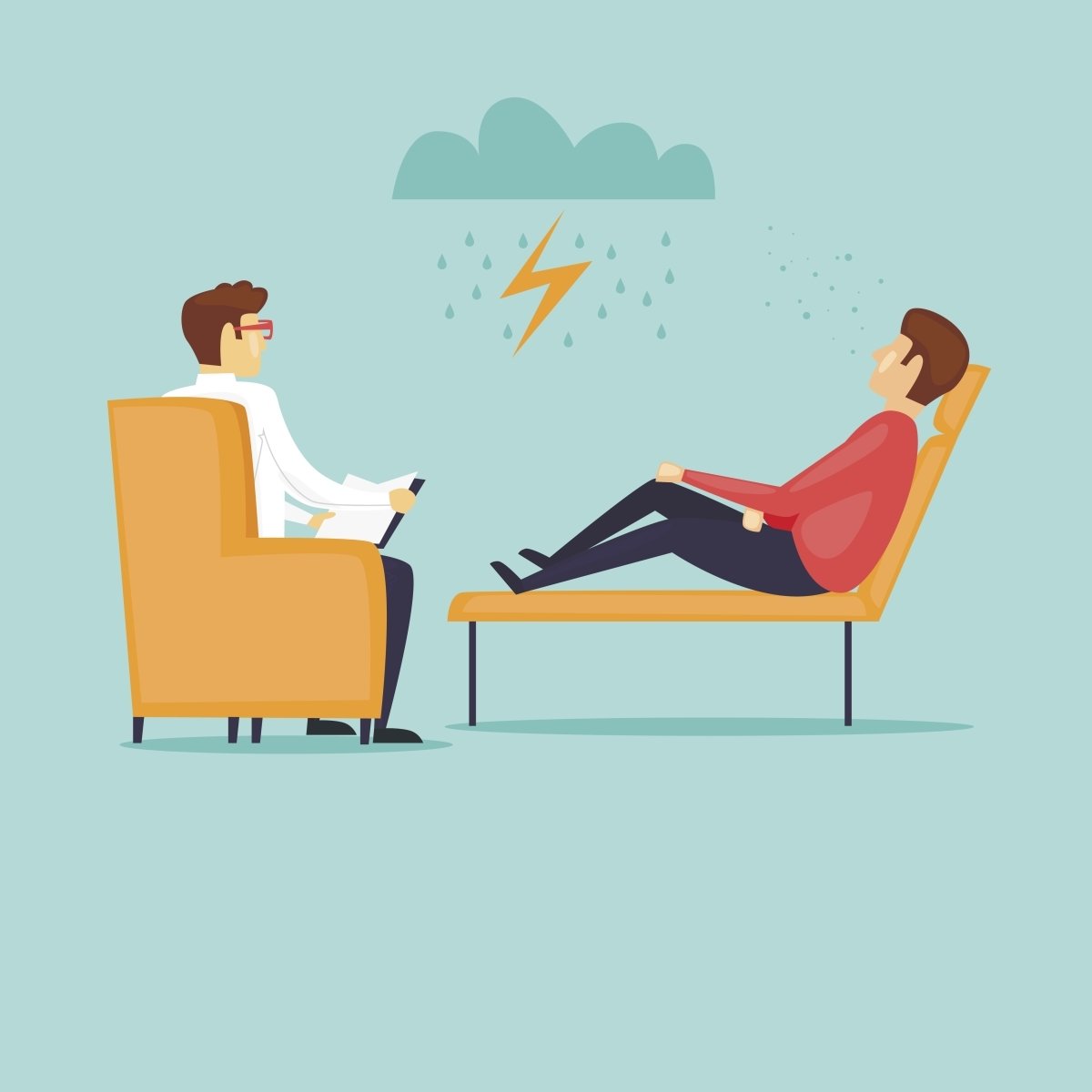 Встреча с психологом рисунок