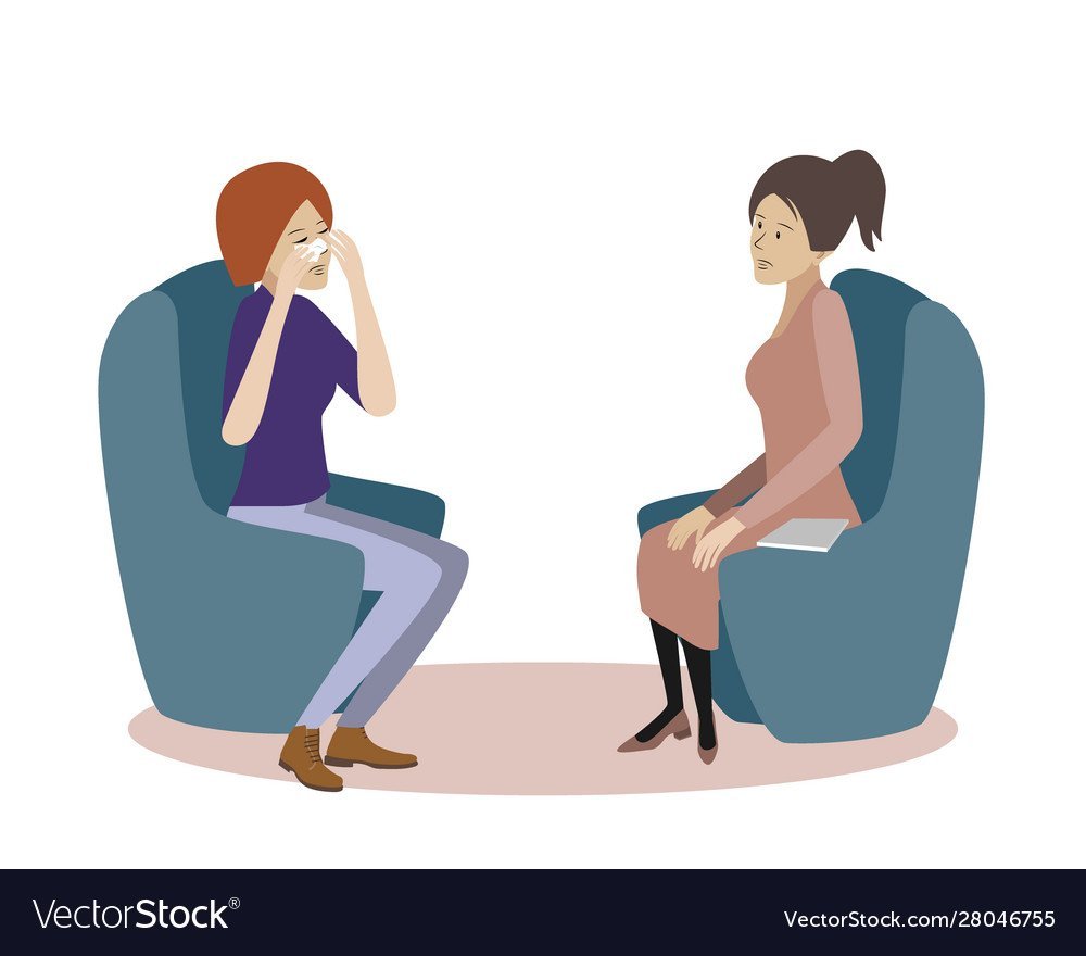 Женщина психолог рисунок