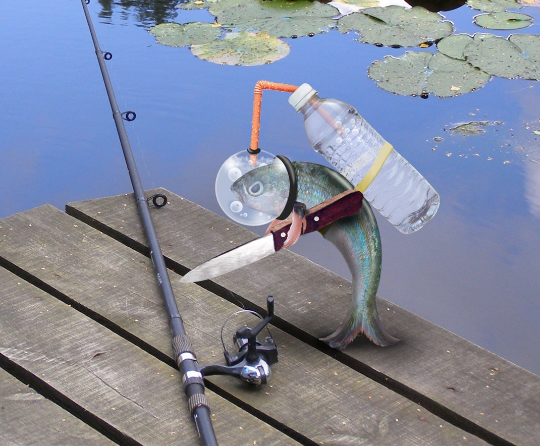 Смешная удочка