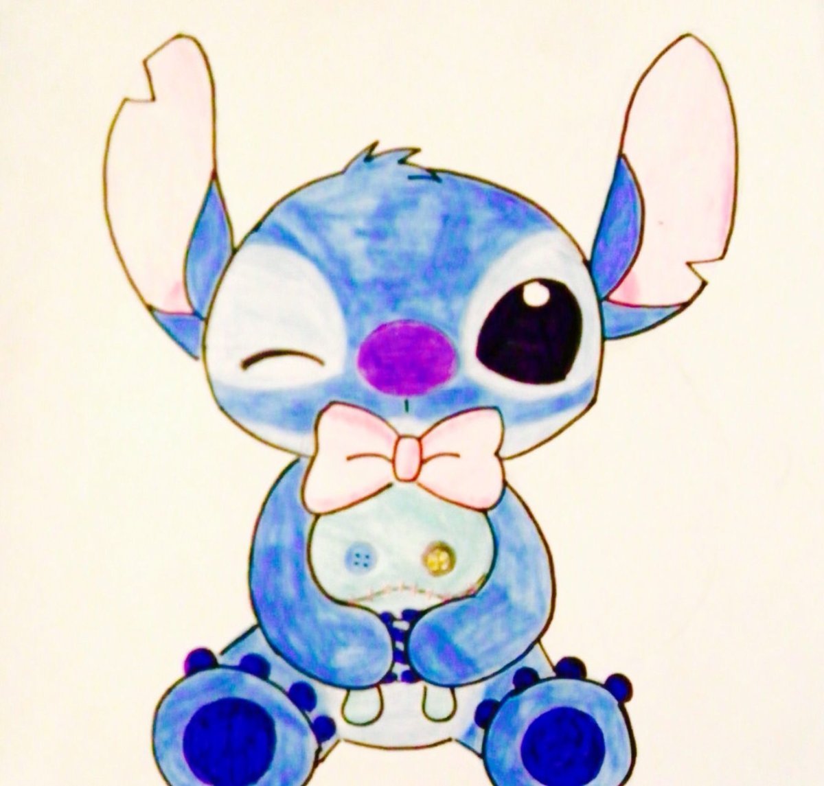 Стич срисовка Стич