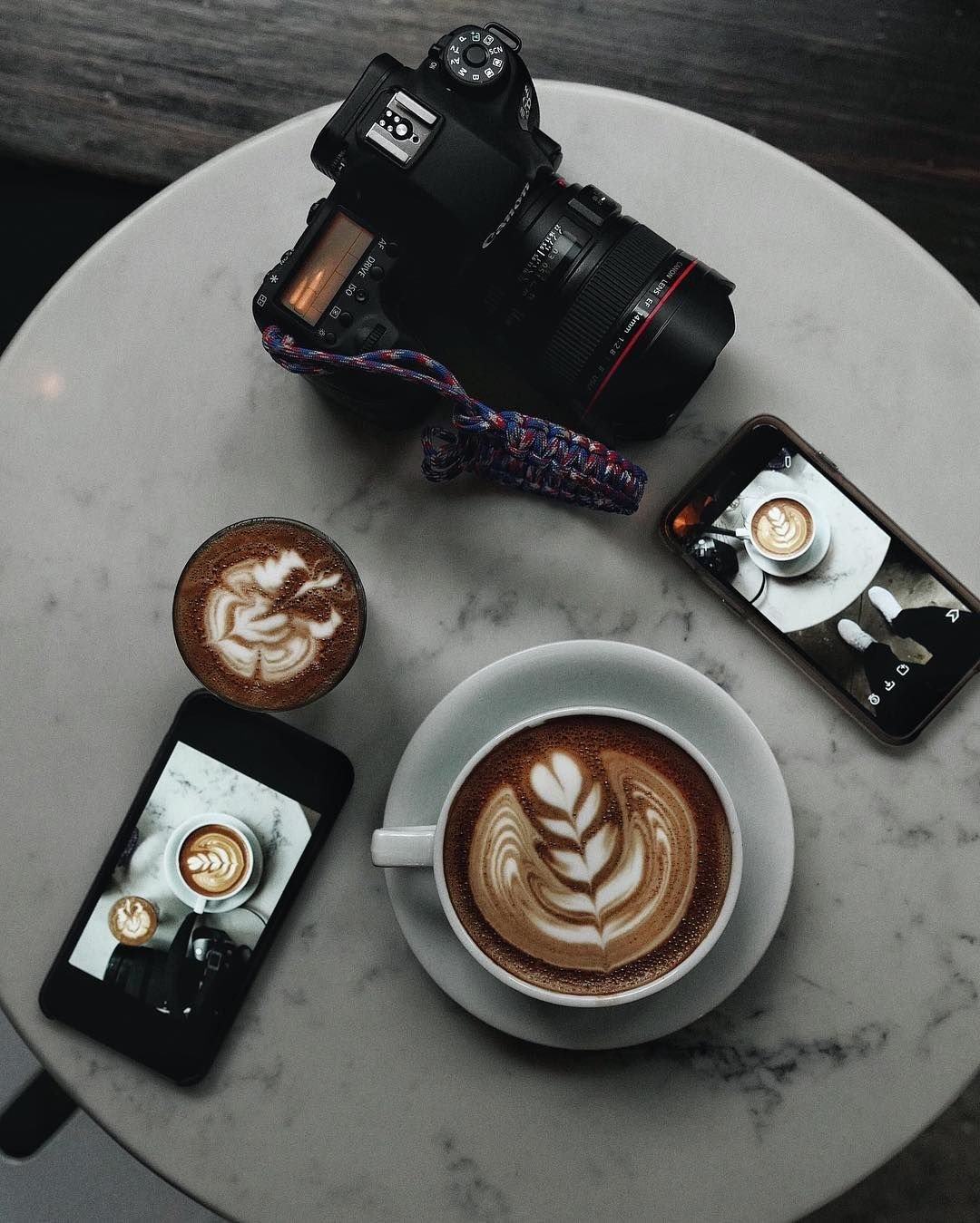 Креативная фотосессия с кофе