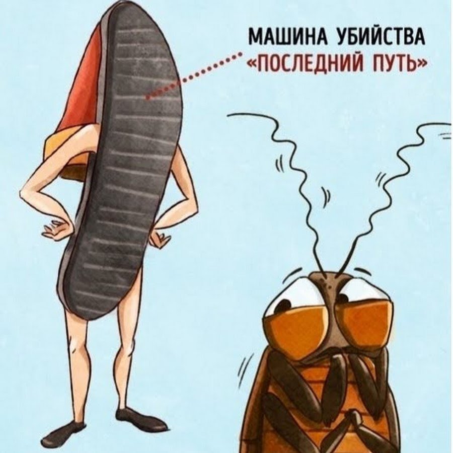 Открытки тараканы в голове