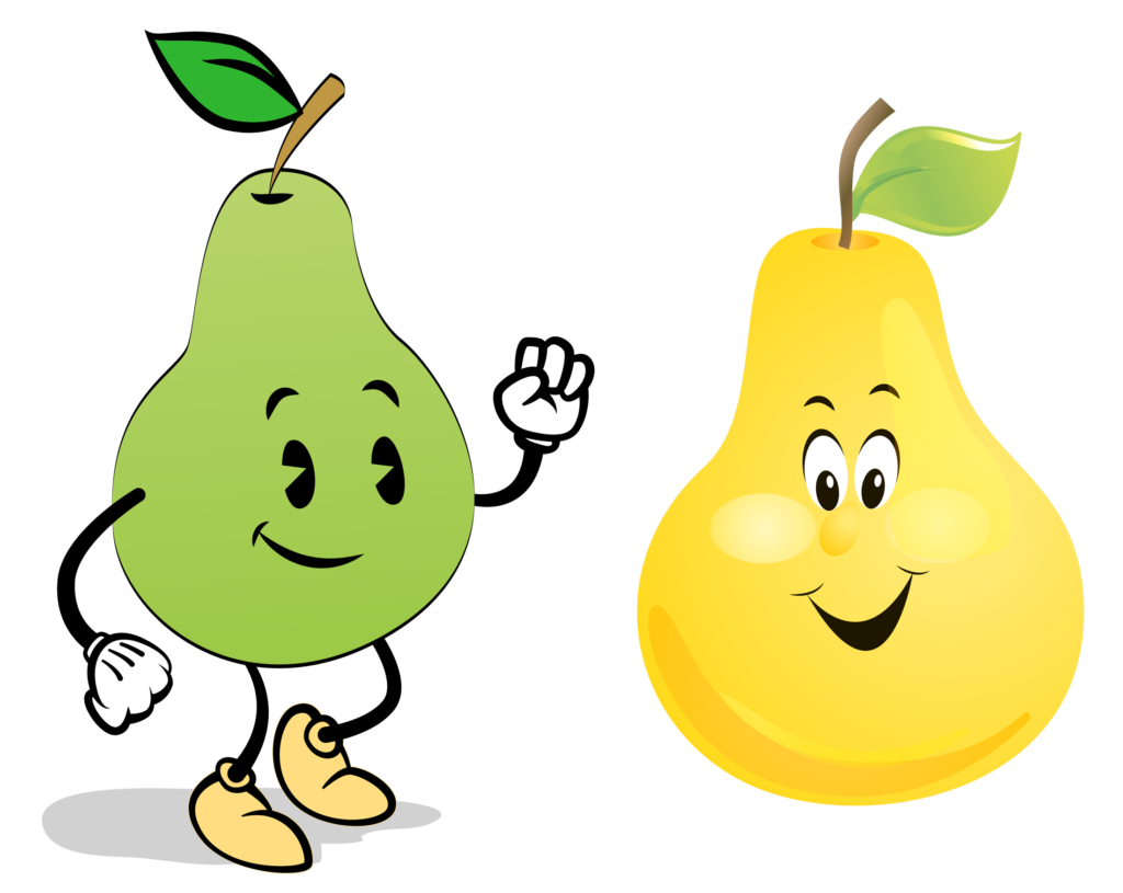 Мультяшный сад деревьев