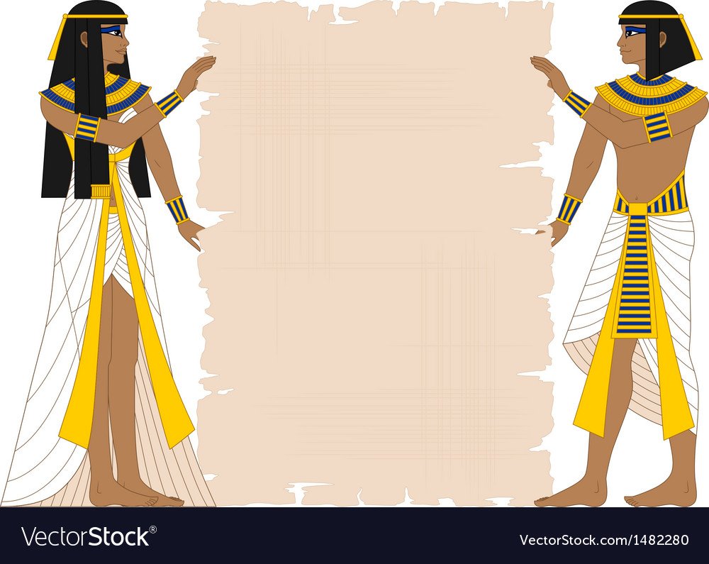 Приглашение в египетском стиле