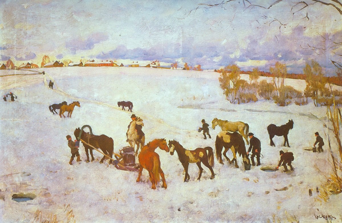 Юона русская зима Лигачево