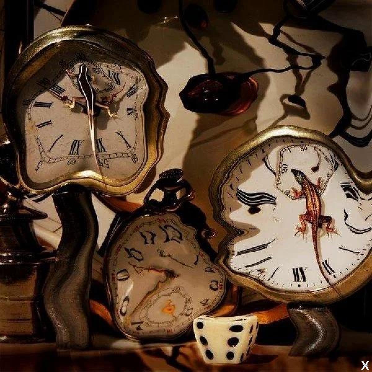 Часы с треснувшим стеклом