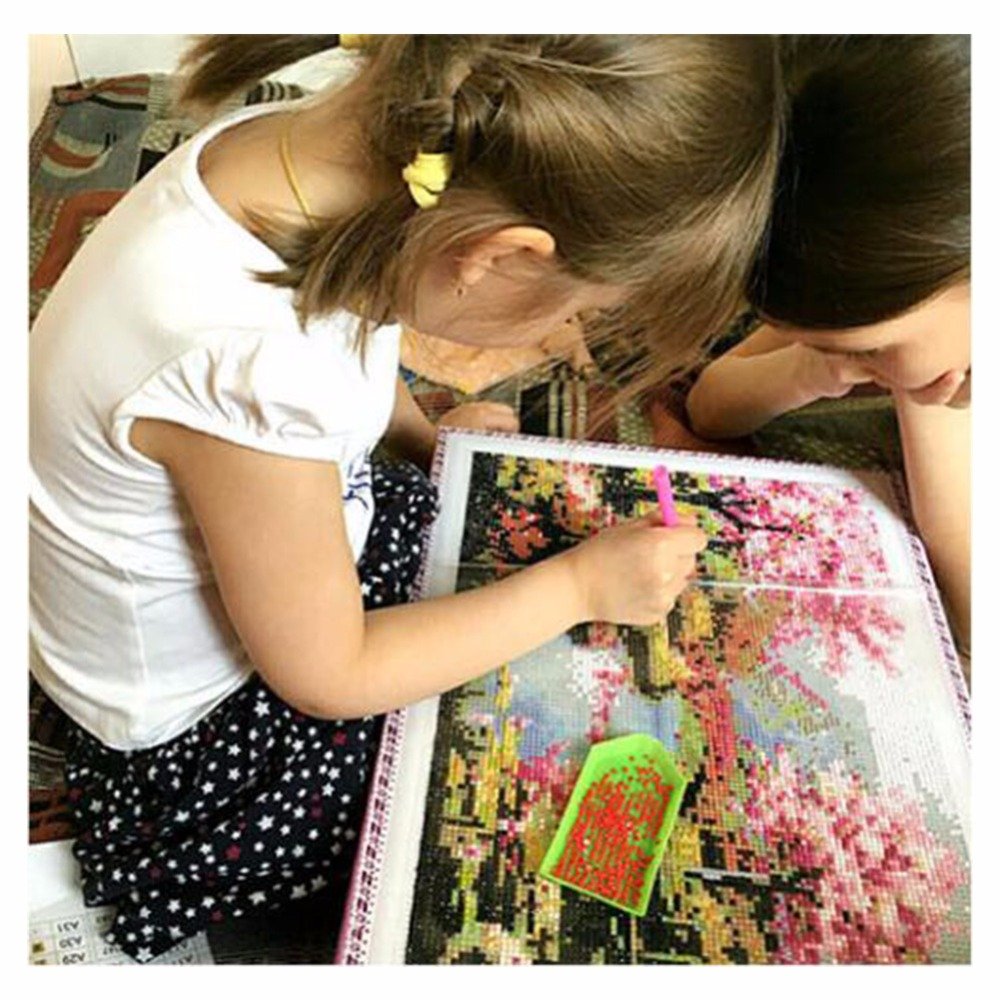 Собирание алмазной мозаики