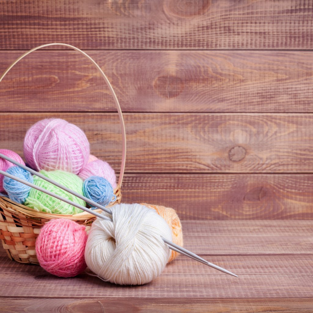 Клубки ниток для вязания