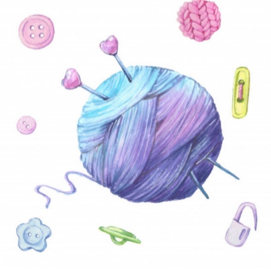 Акварельные нитки для вязания