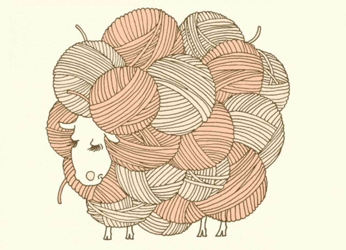 Пряжа векторное изображение бесплатно