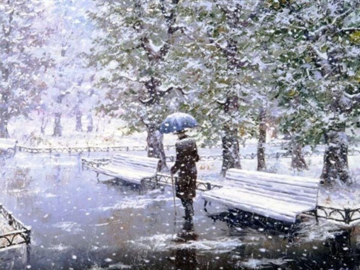 Дмитрий Левин снегопад