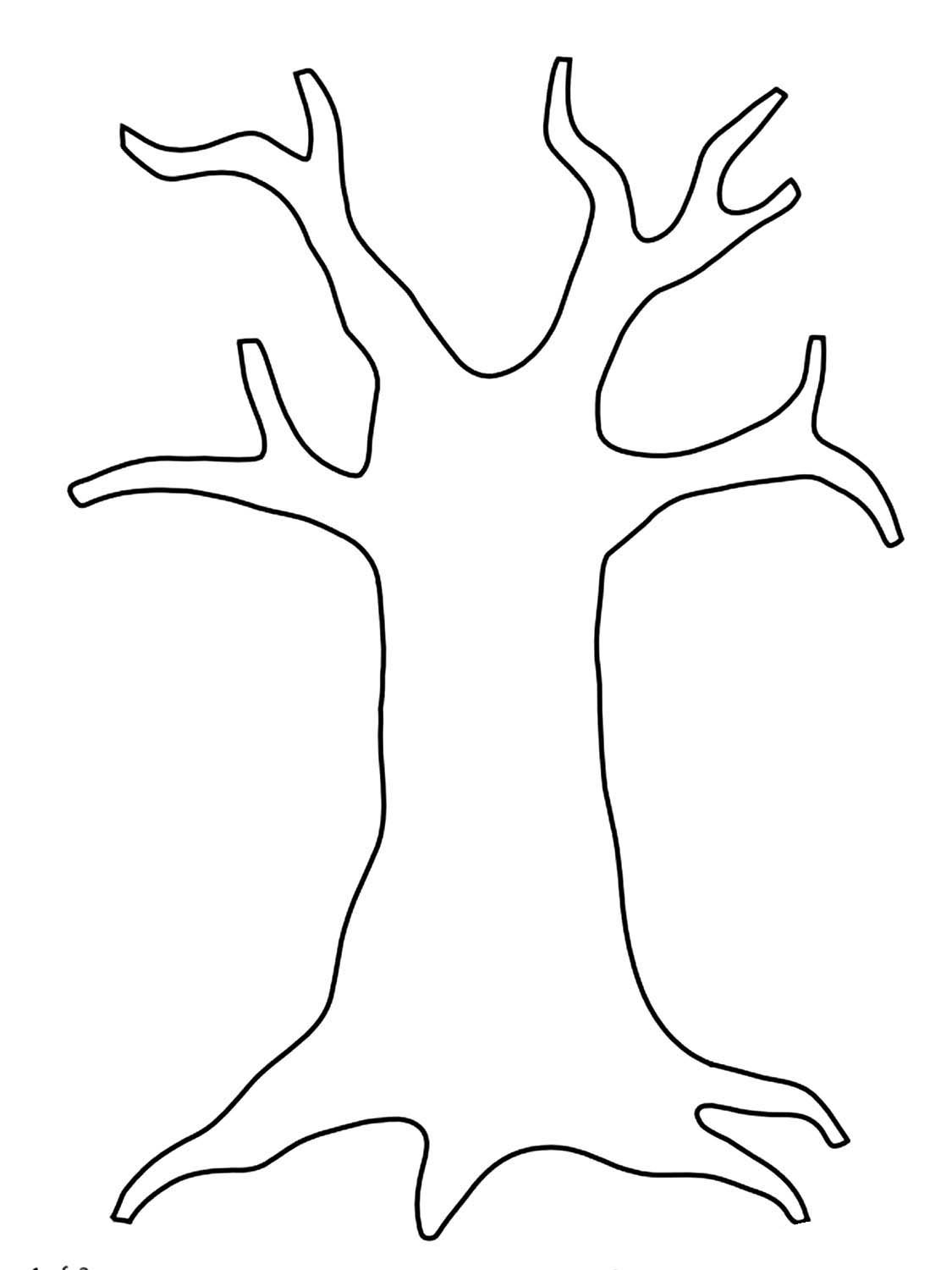 Дерево весной мультяшное