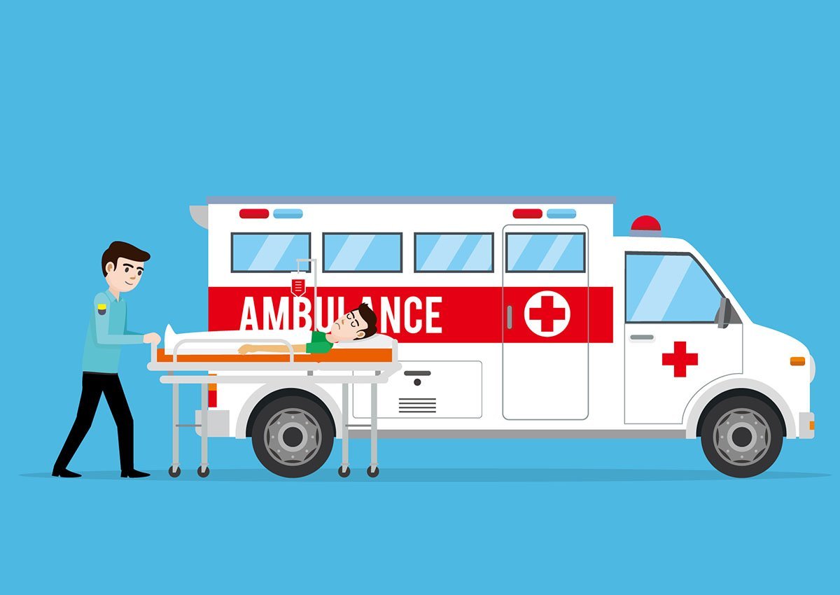 Внутри скорой помощи