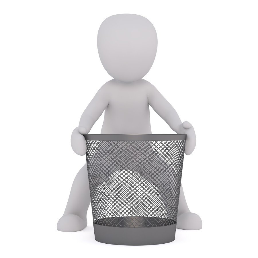 3д модель мусорной корзины