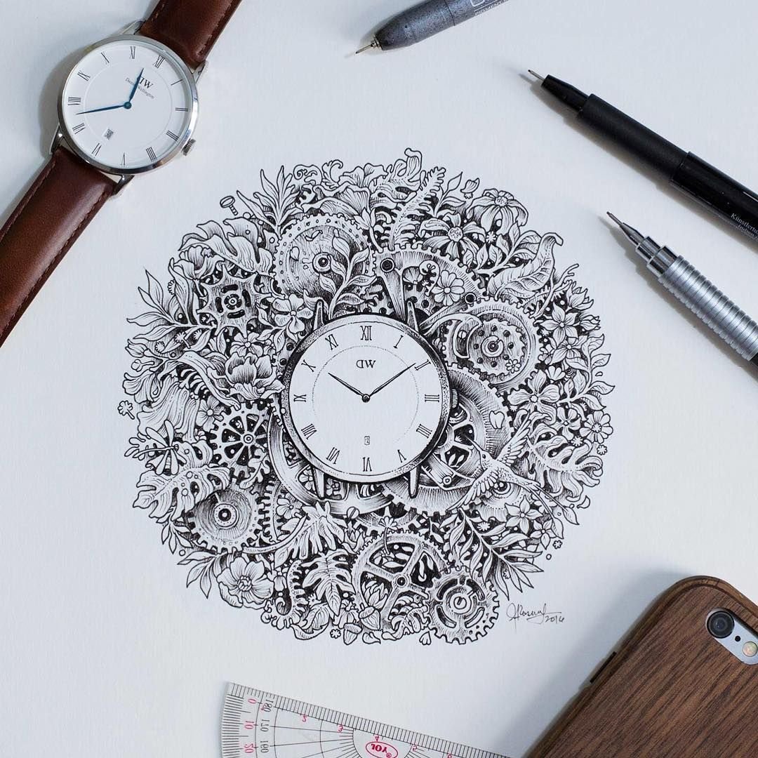 Дудлинг стимпанк