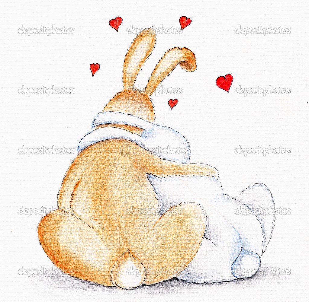 Влюбленные зайцы