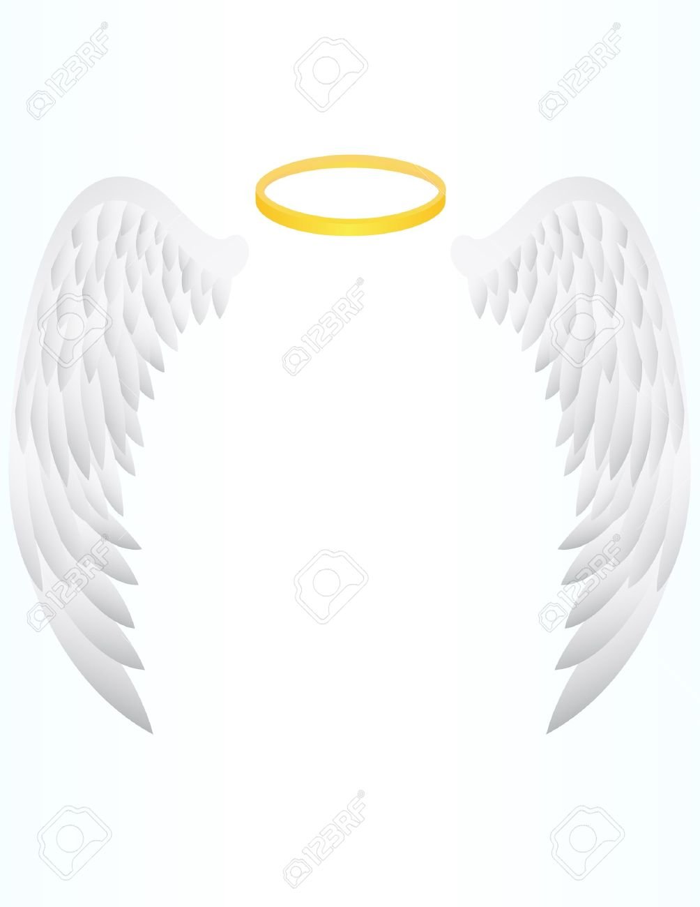 Крылья с нимбом