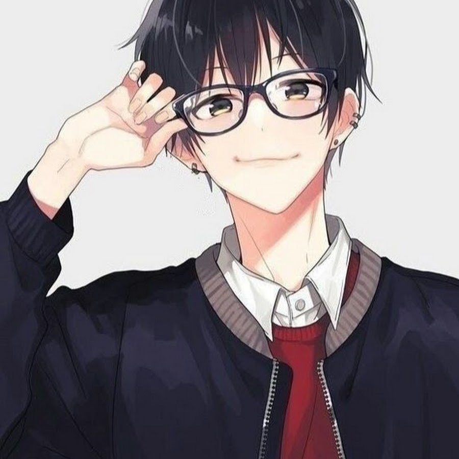 Красивый мальчик с очками