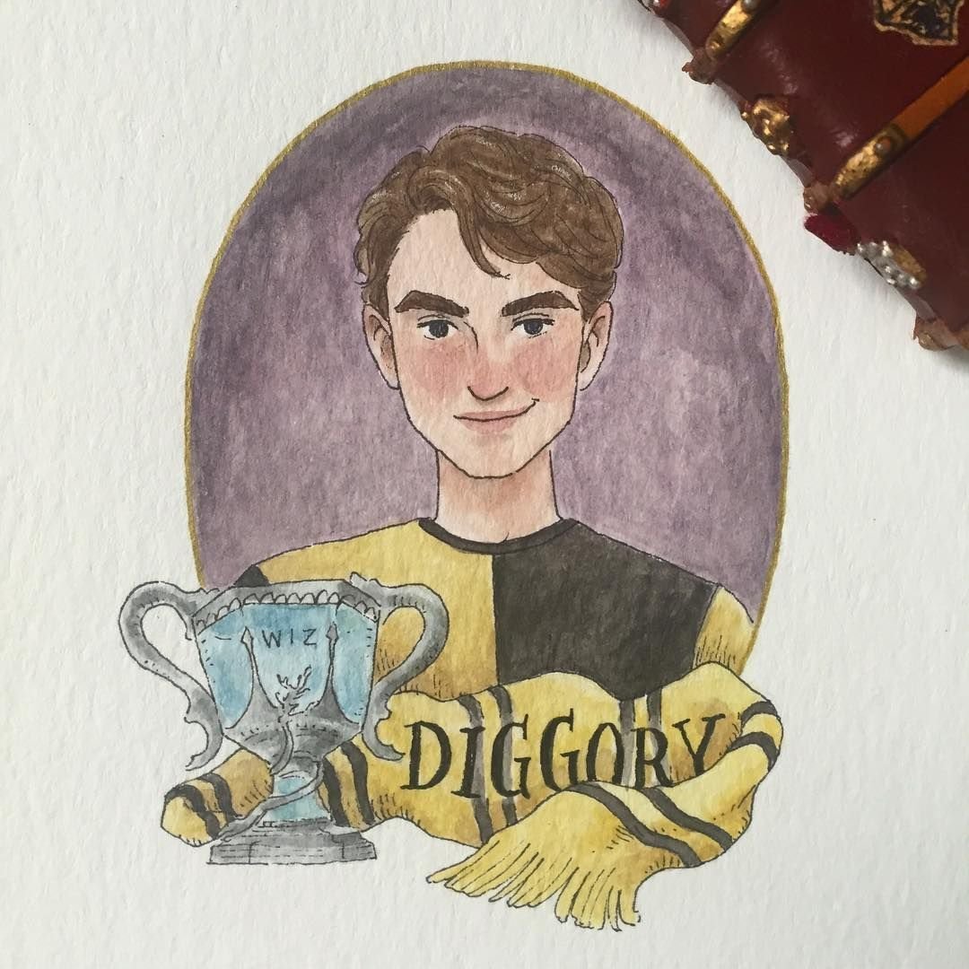 Нарисовать Седрика Диггори