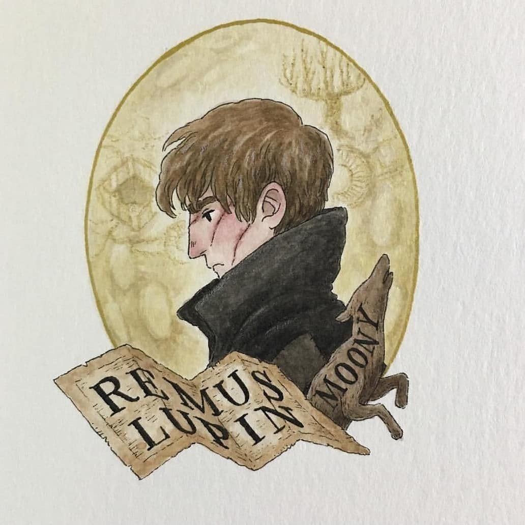 Рисунки в стиле Гарри Поттера