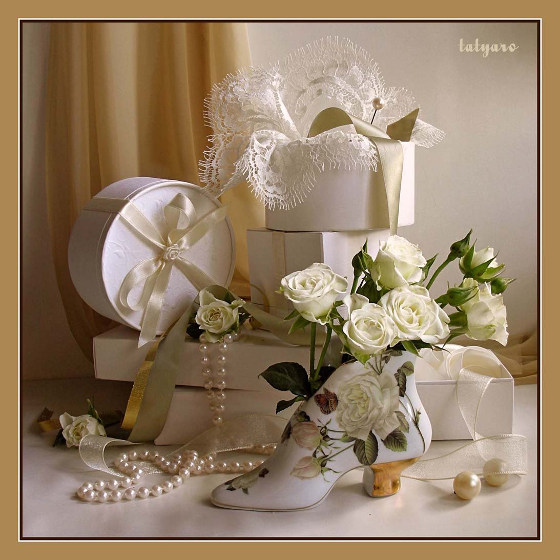 Изысканная открытка с днем рождения