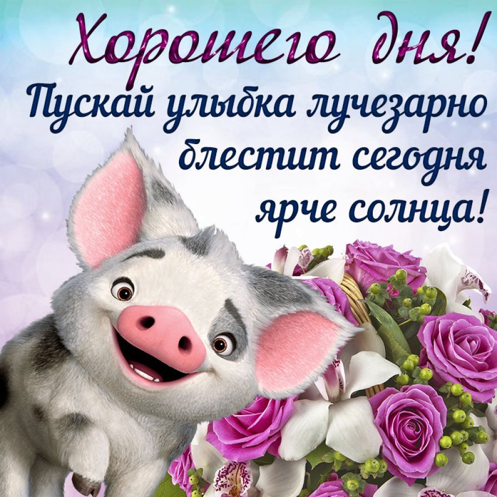 Доброго субботнего утра и хорошего дня мужчине