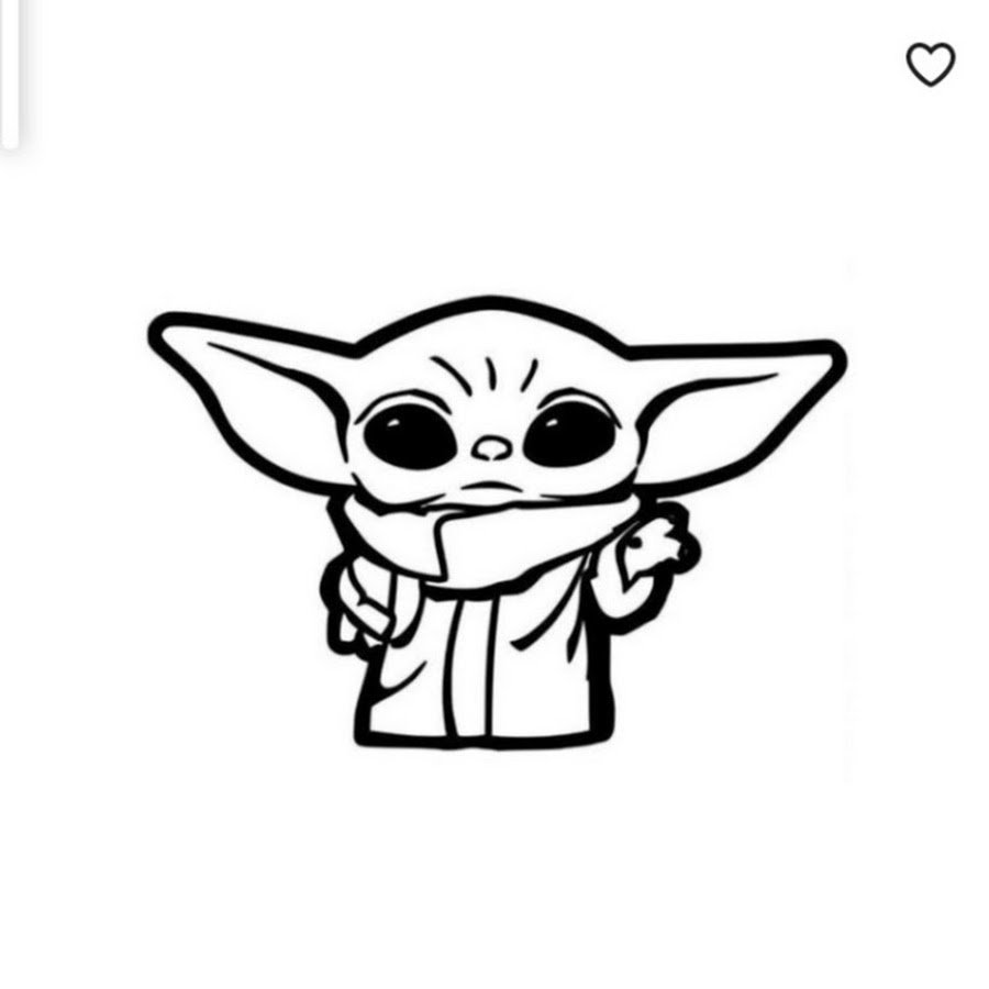 Йода раскраска