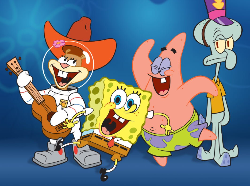 Губка Боб в 3д Сэнди