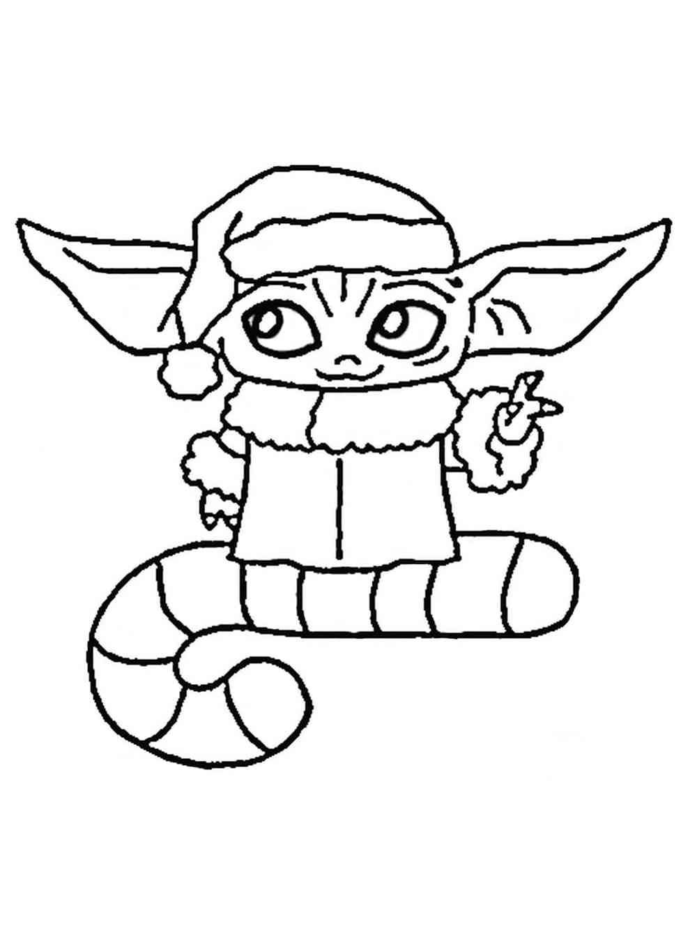 Йода раскраска